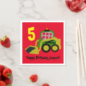 Bobcat Bagger Serviette (Beispiel)