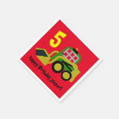 Bobcat Bagger Serviette (Ecke)