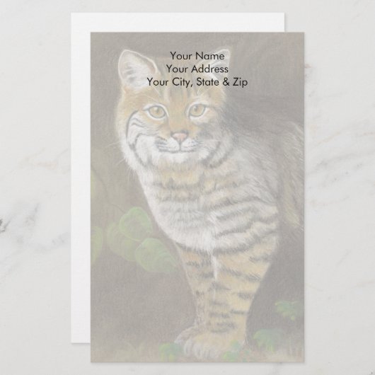 Bobcat Briefpapier (Vorne/Hinten)