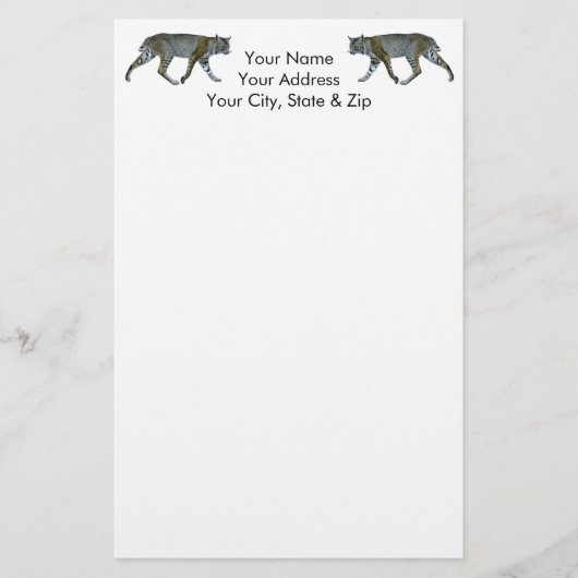 Bobcat Briefpapier (Vorderseite)