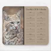 Bobcat customizable 2026 calendar mousepad (Vorne)