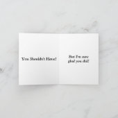 Bobcat Dankeskarte (Innenseite)