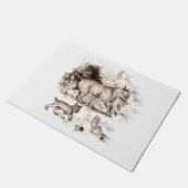 Bobcat Familie Fußmatte (Schrägansicht)