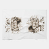 Bobcat Familie Geschirrtuch (Horizontal)