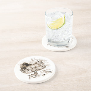 Bobcat Familie Getränkeuntersetzer