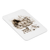 Bobcat Familie Magnet (Rechte Seite)