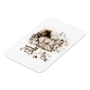 Bobcat Familie Magnet