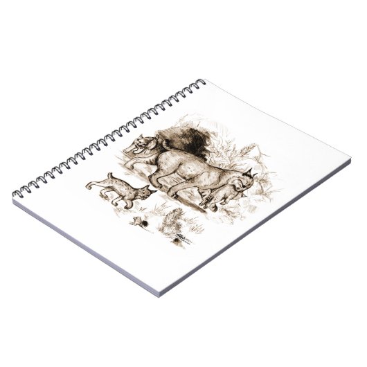 Bobcat Familie Notizblock (Linke Seite)