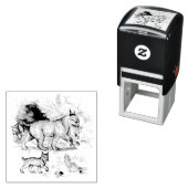 Bobcat Familie Permastempel (Beispiel)