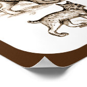 Bobcat Familie Poster (Ecke)