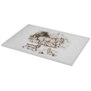 Bobcat Familie Schneidebrett