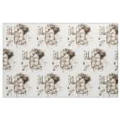 Bobcat Familie Stoff (Fat Quarter (45,7 x 55,9 cm))