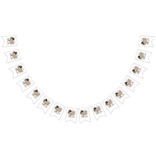 Bobcat Familie Wimpelkette (Alle)