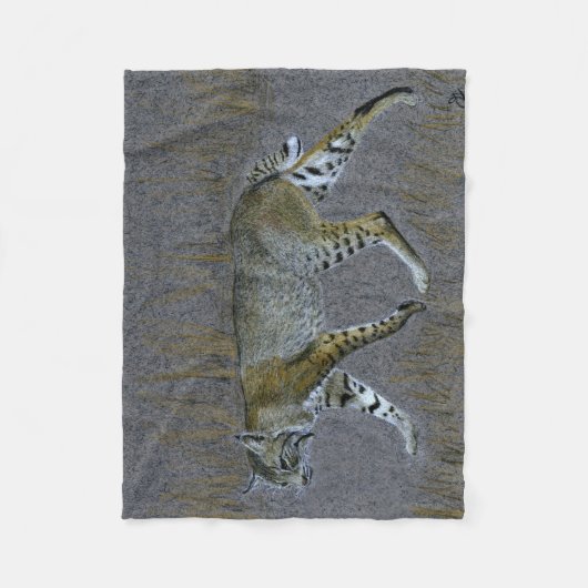 Bobcat Fleecedecke (Vorderseite)