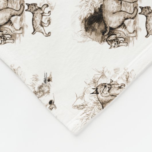 Bobcat Fleecedecke (Ecke)