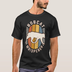 Bobcat-Flüsterer Vintage Klassiker Retro Tierliebe T-Shirt