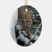 Bobcat Foto Keramik Ornament (Rechts)
