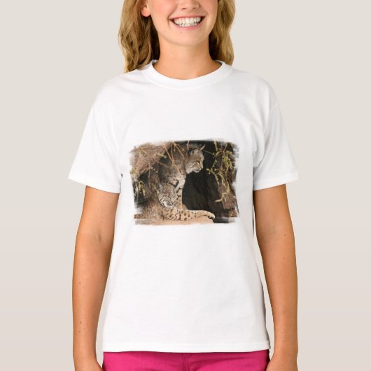 Bobcat Fotos Kid's T - Shirt (Vorderseite)