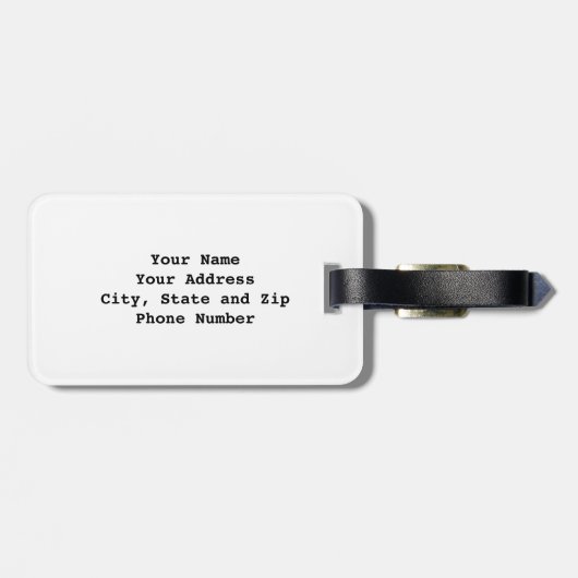 Bobcat Gepäckanhänger (Rückseite horizontal)