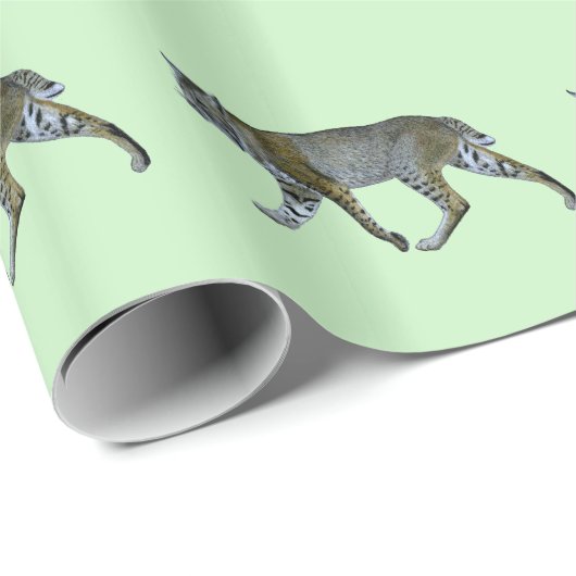 Bobcat Geschenkpapier (Rolleneckpunkt)