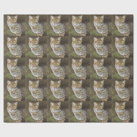 Bobcat Geschenkpapier (Saum)