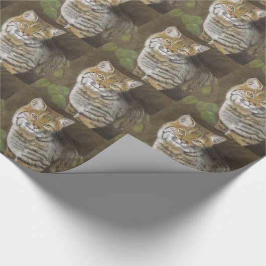Bobcat Geschenkpapier (Ecke)