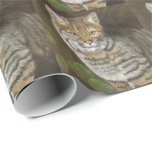 Bobcat Geschenkpapier (Rolleneckpunkt)