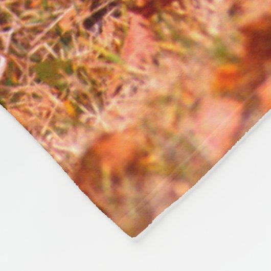 Bobcat Jagd | Herbstwald Fleecedecke (Ecke)