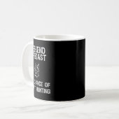 Bobcat Jagdgeschenk - Funny Hunter Weekend Forecas Kaffeetasse (Vorderseite Links)