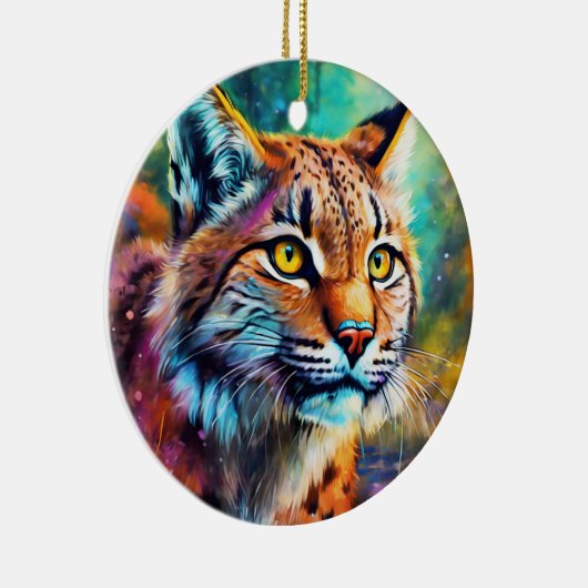 Bobcat Keramik Ornament (Rechts)