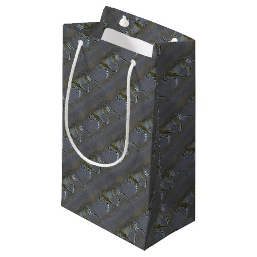 Bobcat Kleine Geschenktüte (Vorderseite Schrägansicht)