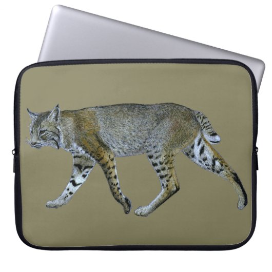 Bobcat Laptopschutzhülle (Vorderseite)