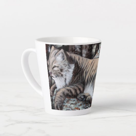 Bobcat Latte Tasse (Linke Ecke)