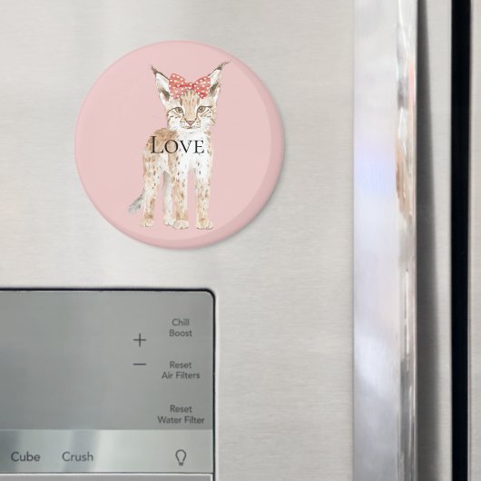 Bobcat Leopard Liebe Magnet (In Situ (Kühlschrank))