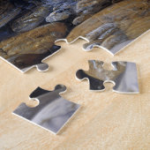 Bobcat mit Wildblumen Landschaftlich Art Puzzle (Seite)