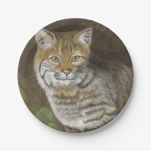 Bobcat Pappteller