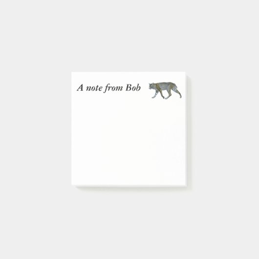 Bobcat Post-it Klebezettel (Vorderseite)