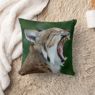 Bobcat-Profil-Gähnen-Kissen Kissen
