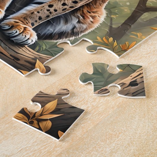 Bobcat Realism Jigsaw Puzzle (Seite)