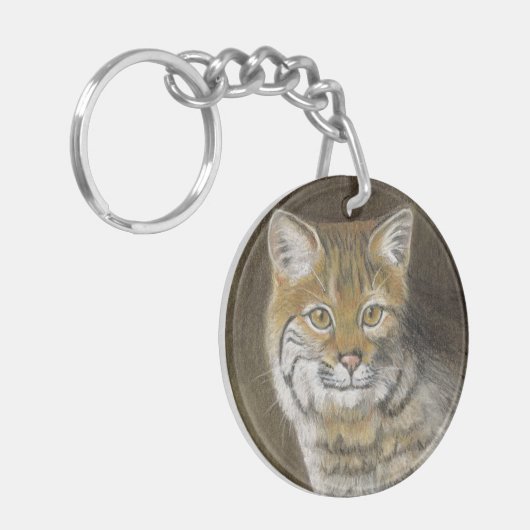 Bobcat Schlüsselanhänger (Vorderseite links)