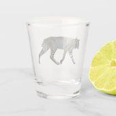 Bobcat Schnapsglas (Rückseite)
