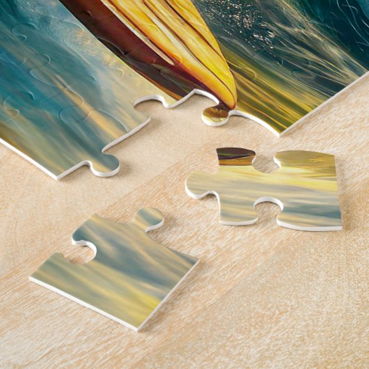 Bobcat Surfing Alaska Design von Rich AMeN Gill Puzzle (Seite)