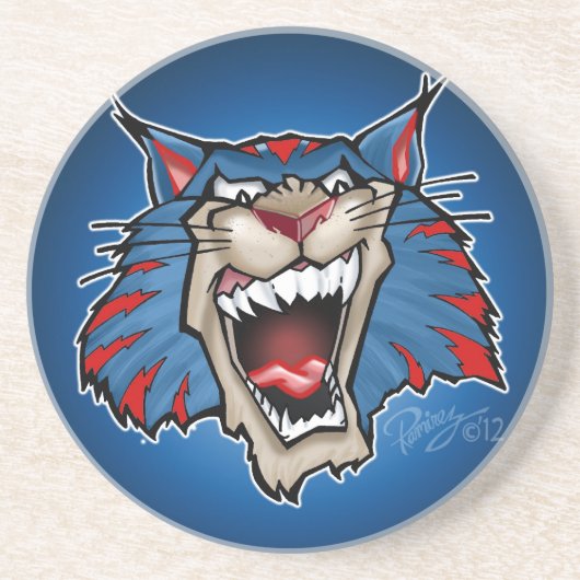 Bobcat-Untersetzer Getränkeuntersetzer (Vorne)