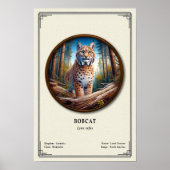 Bobcat Zoologie Serie Poster (Vorne)