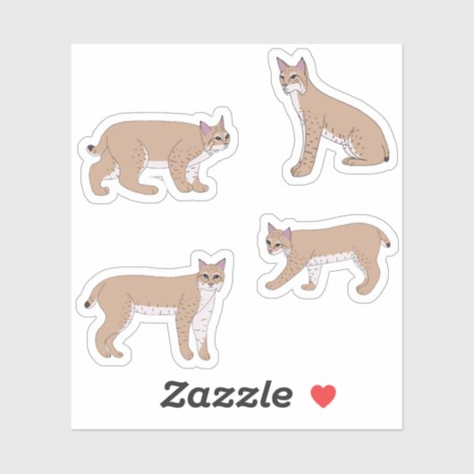 Bobcats Aufkleber (Blatt)