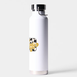 Bobcats Checkerboard Water Bottle: Gold Trinkflasche