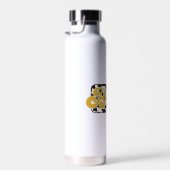 Bobcats Checkerboard Water Bottle: Gold Trinkflasche (Rechts)