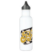 Bobcats Checkerboard Water Bottle: Gold v2 Edelstahlflasche (Links)