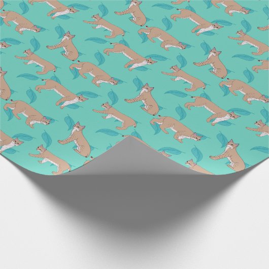 Bobcats Geschenkpapier (Ecke)