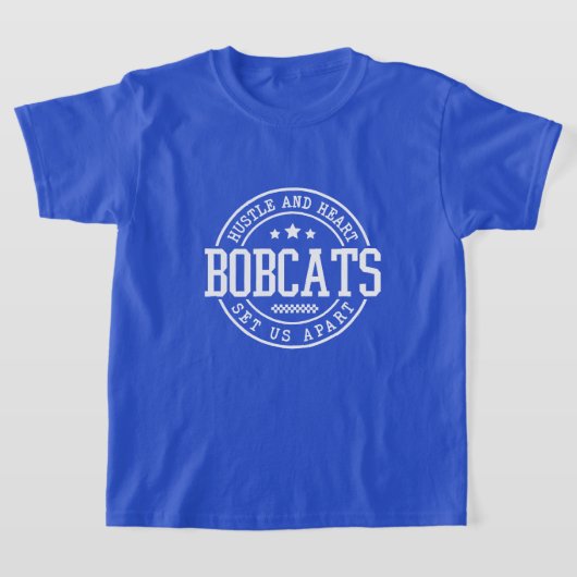 Bobcats Hustle and Heart T-Shirt (Ablage )